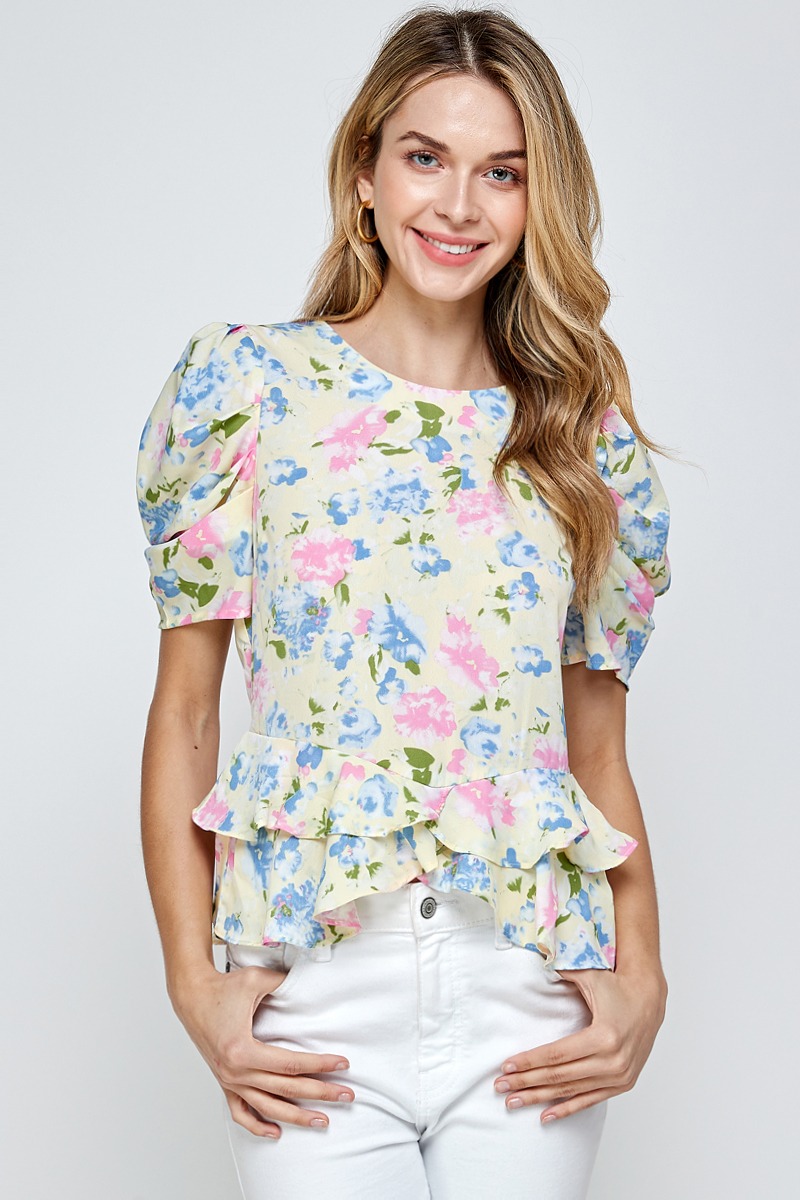 Blusa Mujer Amarilla Manga Corta | Linio Colombia - MO958FA19MKB2LCO
